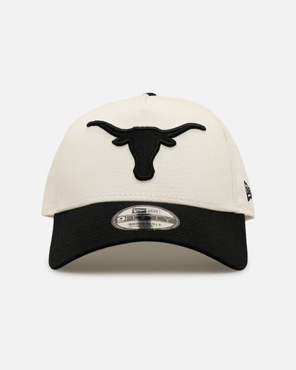 New Era Texas Longhorns 'Easy Chrome Black' 9FORTY A-Frame Snapback Chrome/Black