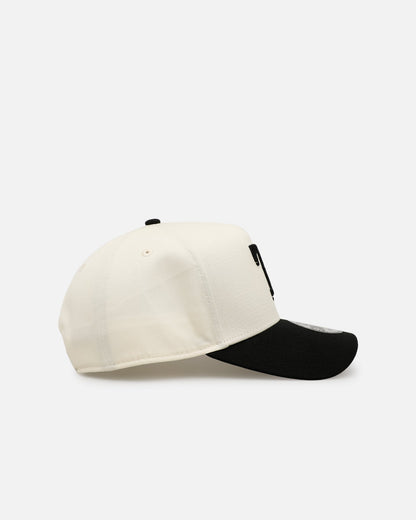 New Era Texas Rangers 'Easy Chrome Black' 9FORTY A-Frame Snapback Chrome/Black