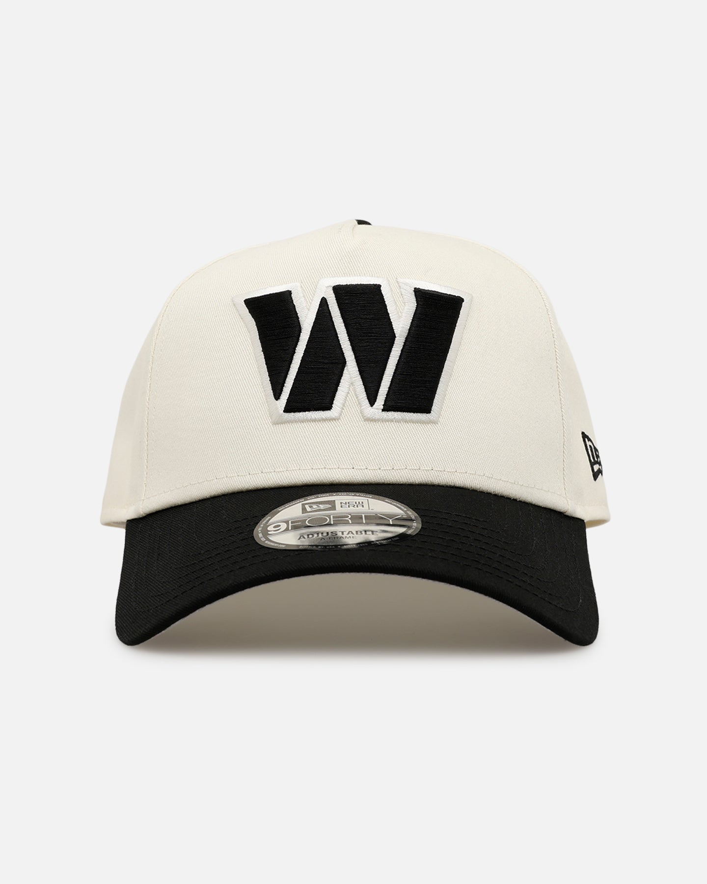 New Era Washington Commanders 'Easy Chrome Black' 9FORTY A-Frame Snapback Chrome/Black