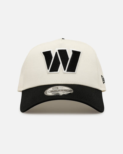 New Era Washington Commanders 'Easy Chrome Black' 9FORTY A-Frame Snapback Chrome/Black