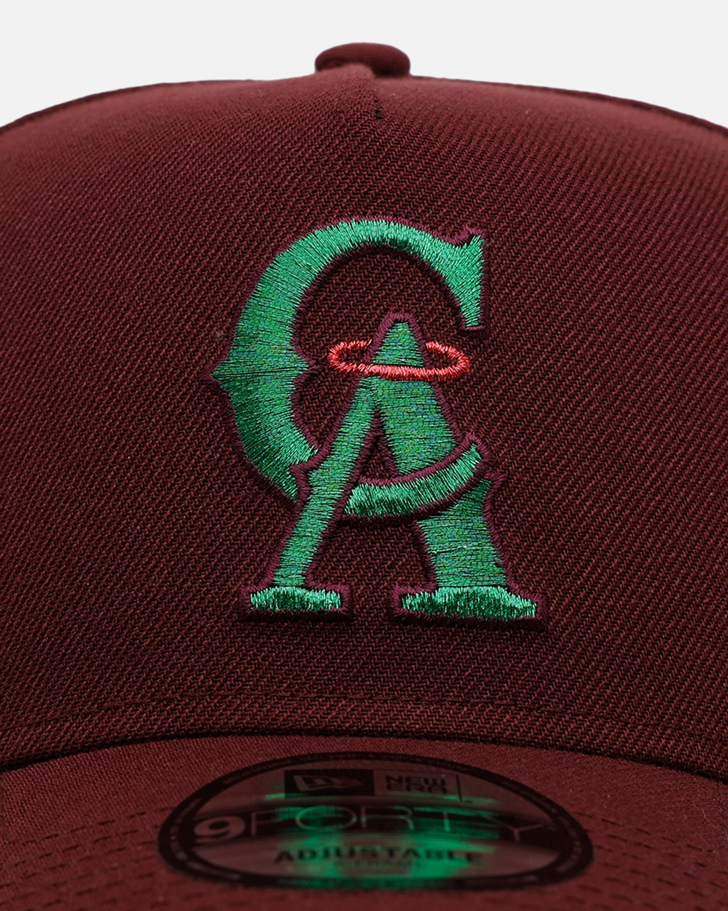 New Era Los Angeles Angels 'Frosted Burgundy' 9FORTY A-Frame Snapback Burgundy