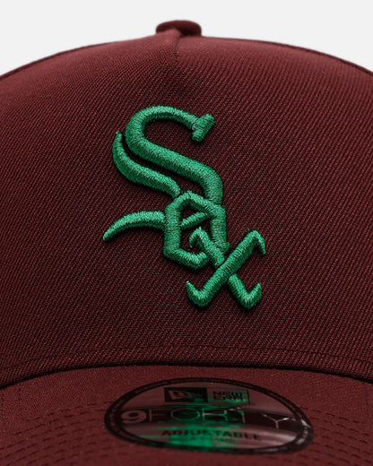 New Era Chicago White Sox 'Frosted Burgundy' 9FORTY A-Frame Snapback Burgundy