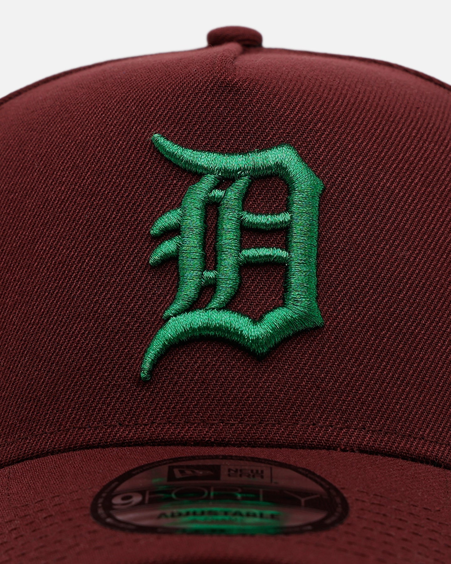New Era Detroit Tigers 'Frosted Burgundy' 9FORTY A-Frame Snapback Burgundy