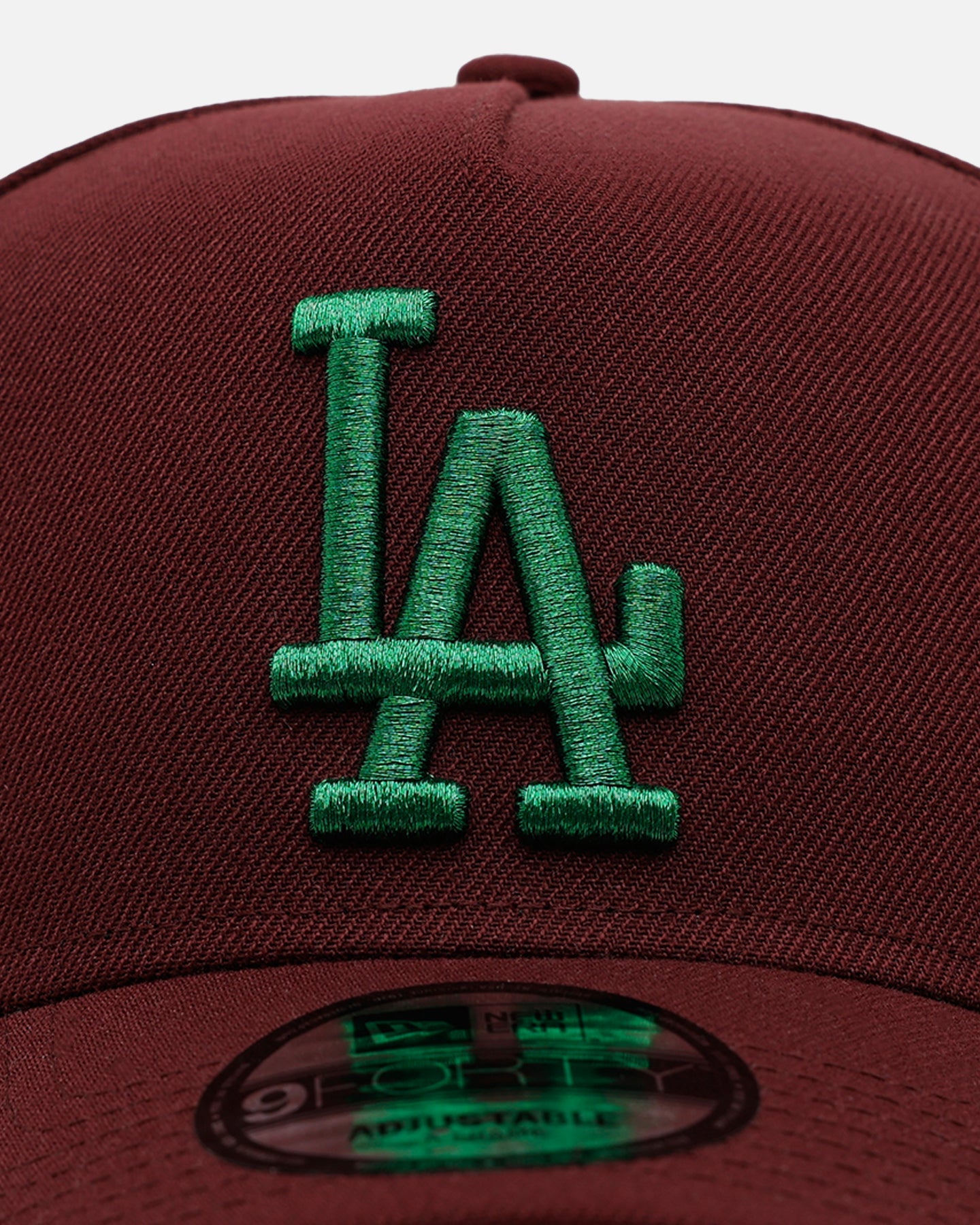 New Era Los Angeles Dodgers 'Frosted Burgundy' 9FORTY A-Frame Snapback Burgundy