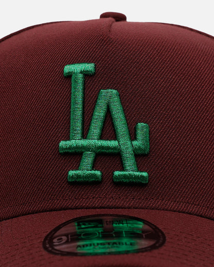 New Era Los Angeles Dodgers 'Frosted Burgundy' 9FORTY A-Frame Snapback Burgundy