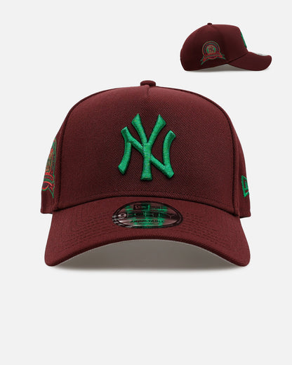 New Era New York Yankees 'Frosted Burgundy' 9FORTY A-Frame Snapback Burgundy