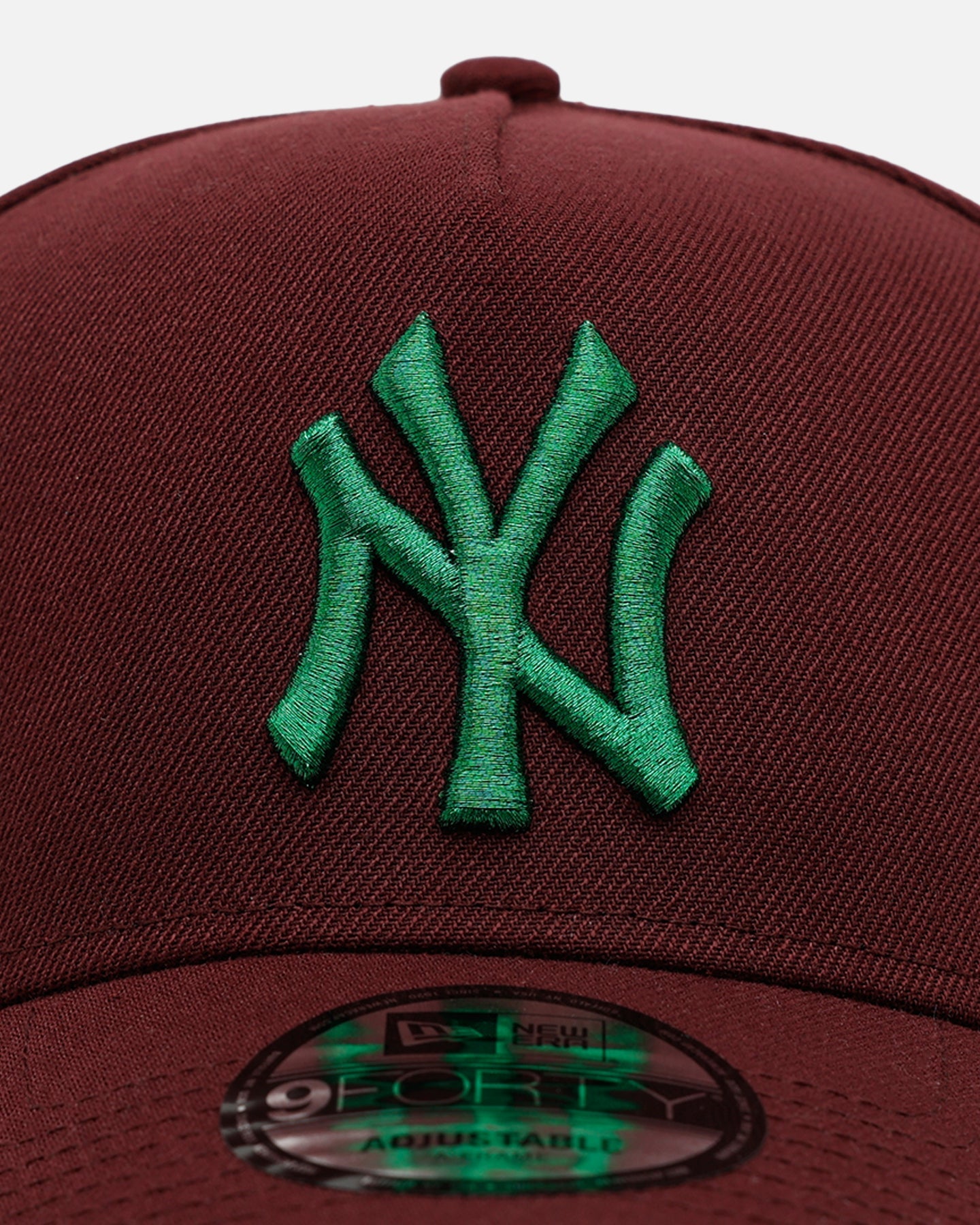 New Era New York Yankees 'Frosted Burgundy' 9FORTY A-Frame Snapback Burgundy