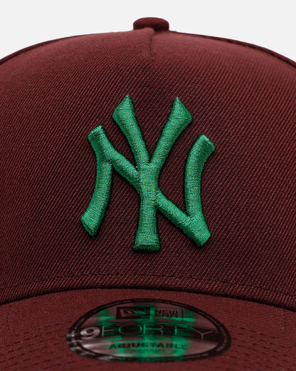 New Era New York Yankees 'Frosted Burgundy' 9FORTY A-Frame Snapback Burgundy