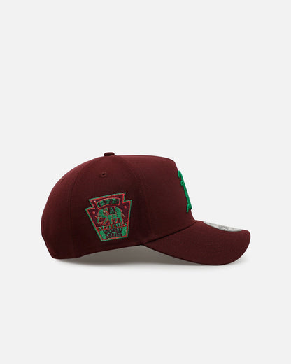 New Era Oakland Athletics 'Frosted Burgundy' 9FORTY A-Frame Snapback Burgundy