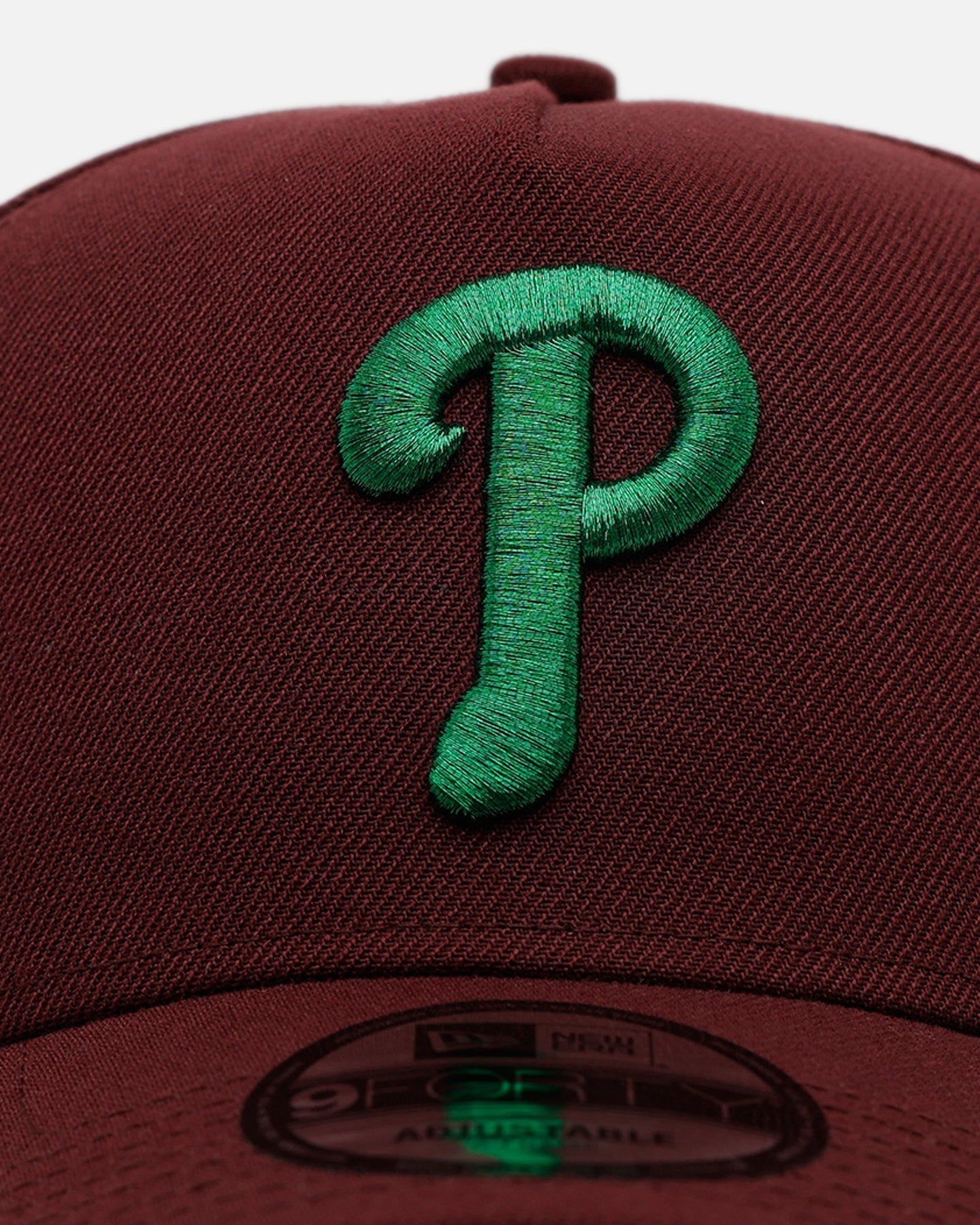 New Era Philadelphia Phillies 'Frosted Burgundy' 9FORTY A-Frame Snapback Burgundy