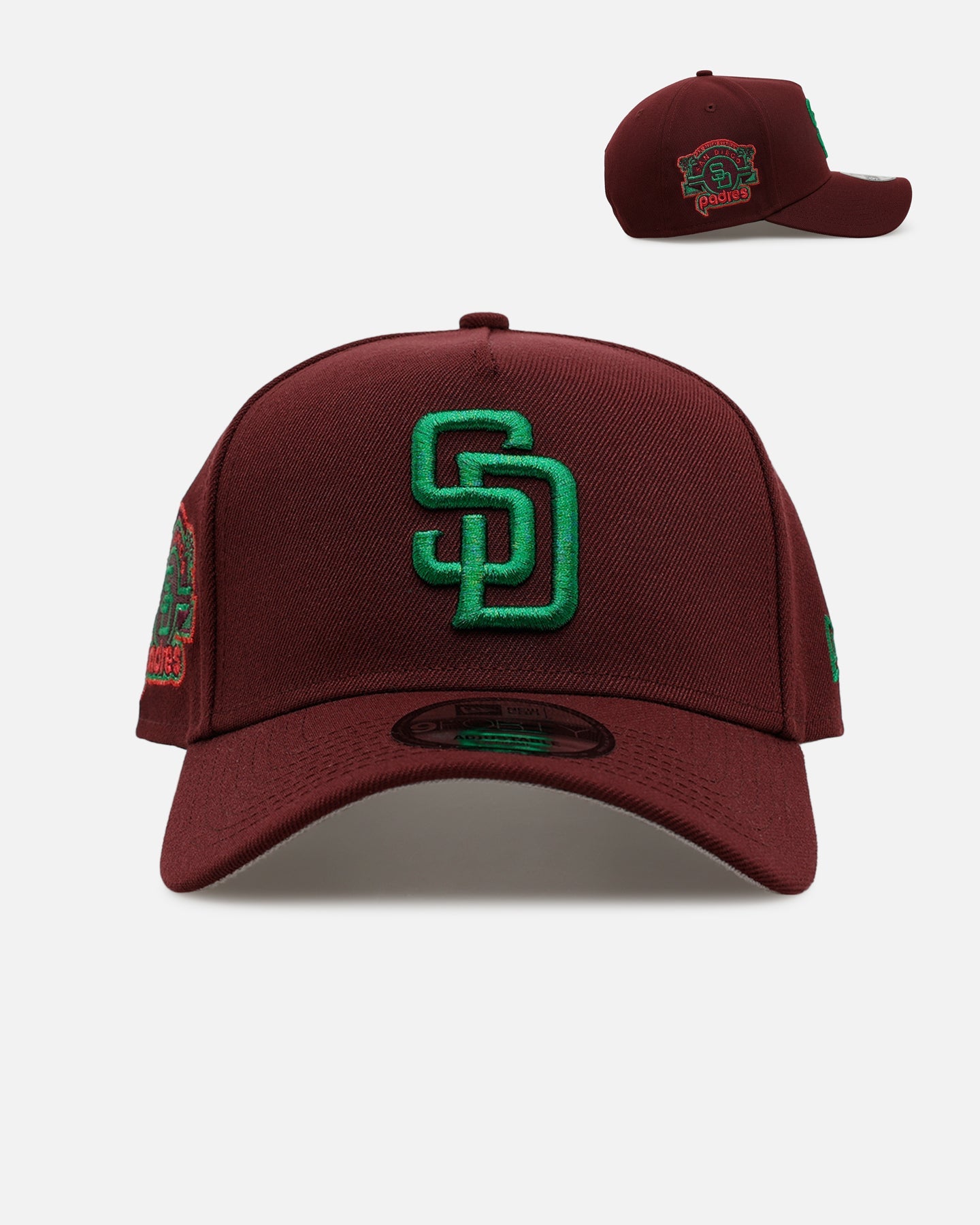 New Era San Diego Padres 'Frosted Burgundy' 9FORTY A-Frame Snapback Burgundy