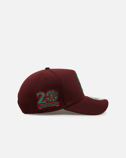 New Era Seattle Mariners 'Frosted Burgundy' 9FORTY A-Frame Snapback Burgundy