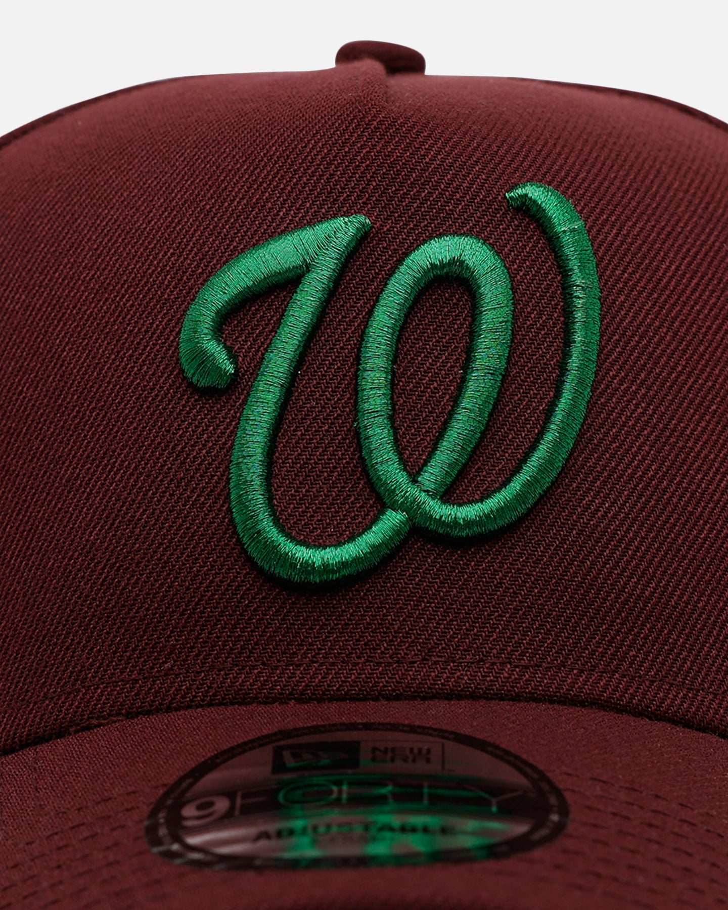 New Era Washington Nationals 'Frosted Burgundy' 9FORTY A-Frame Snapback Burgundy