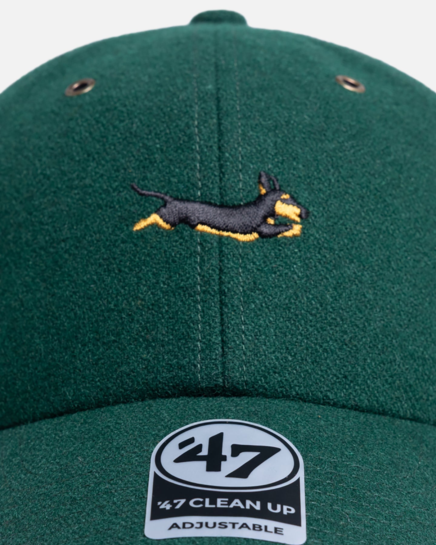 47 Brand Dachshund Wool 47 Clean Up Strapback Green
