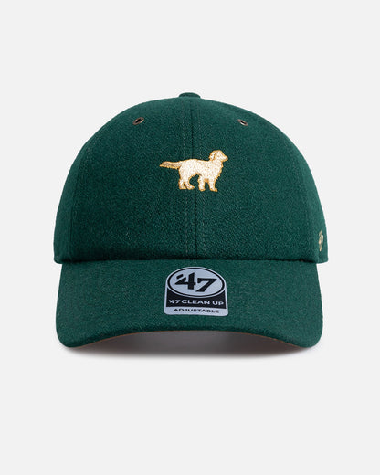 47 Brand Golden Retriever Wool 47 Clean Up Strapback Green
