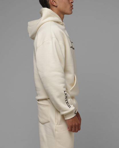 Loiter Hybrid Premium Hoodie Beige