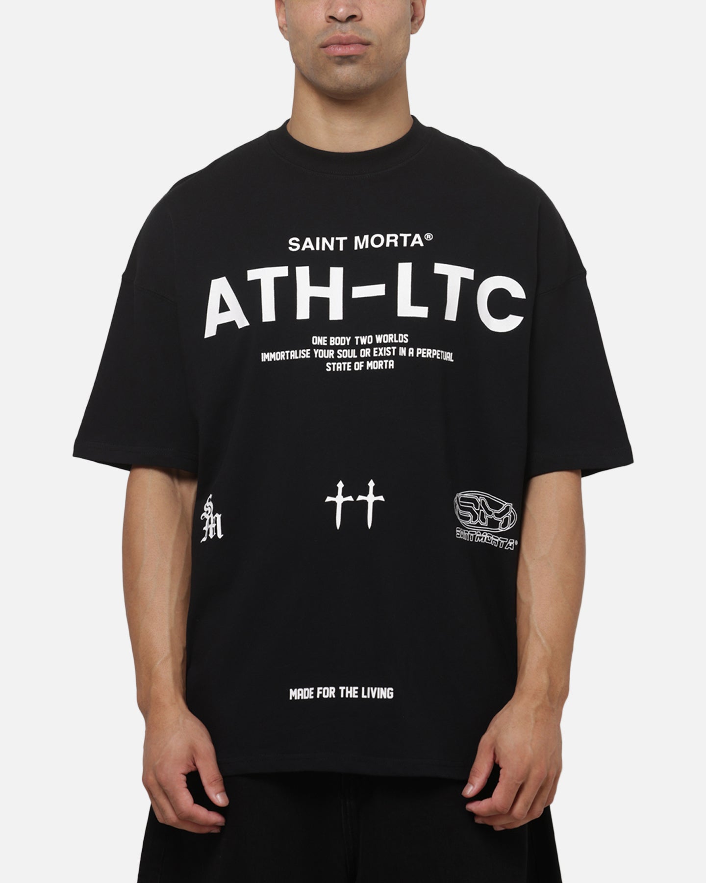 Saint Morta Athltc T-Shirt Black