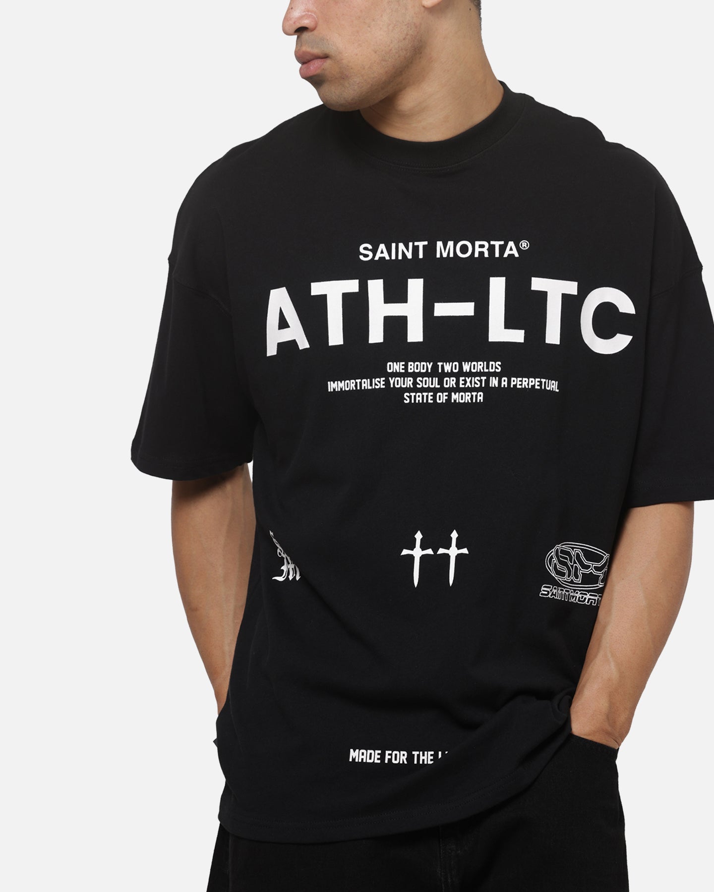Saint Morta Athltc T-Shirt Black