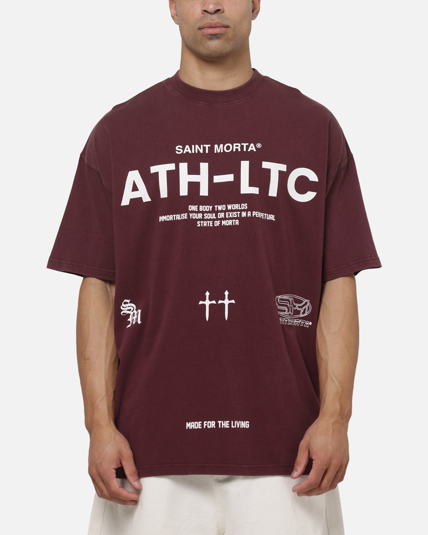 Saint Morta Athltc T-Shirt Pigment Washed