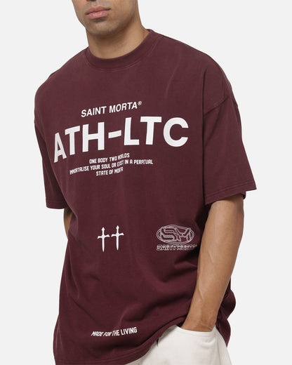 Saint Morta Athltc T-Shirt Pigment Washed