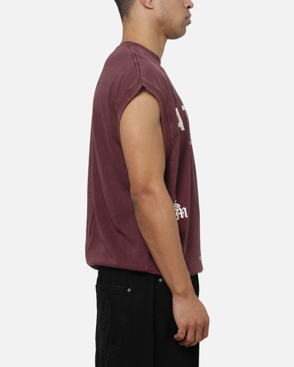 Saint Morta Athletc Cut Off Sweat T-Shirt Pigment Washed
