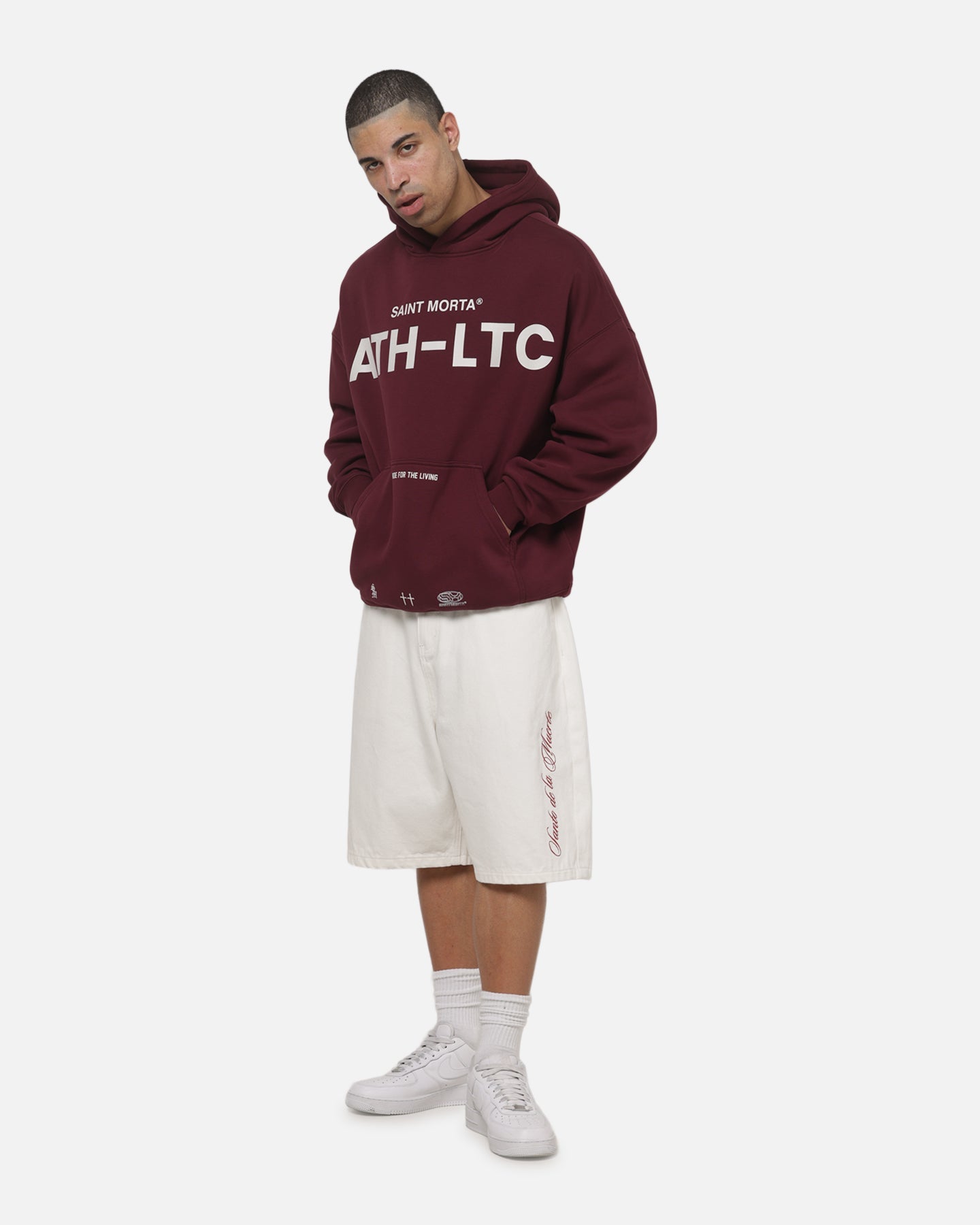 Saint Morta Athltc Hoodie Pigment Washed