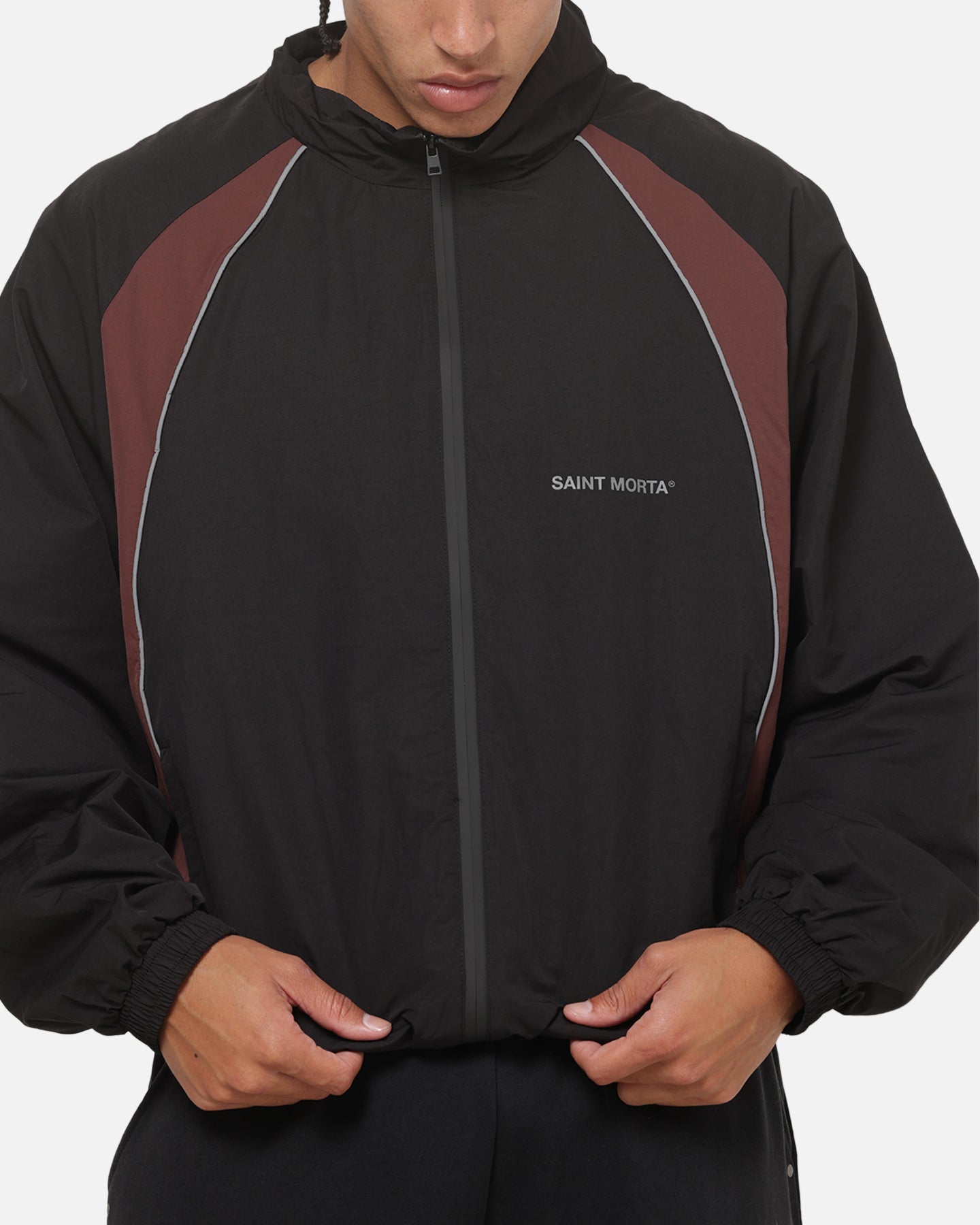 Saint Morta ATHLTC Windbreaker Black/Port