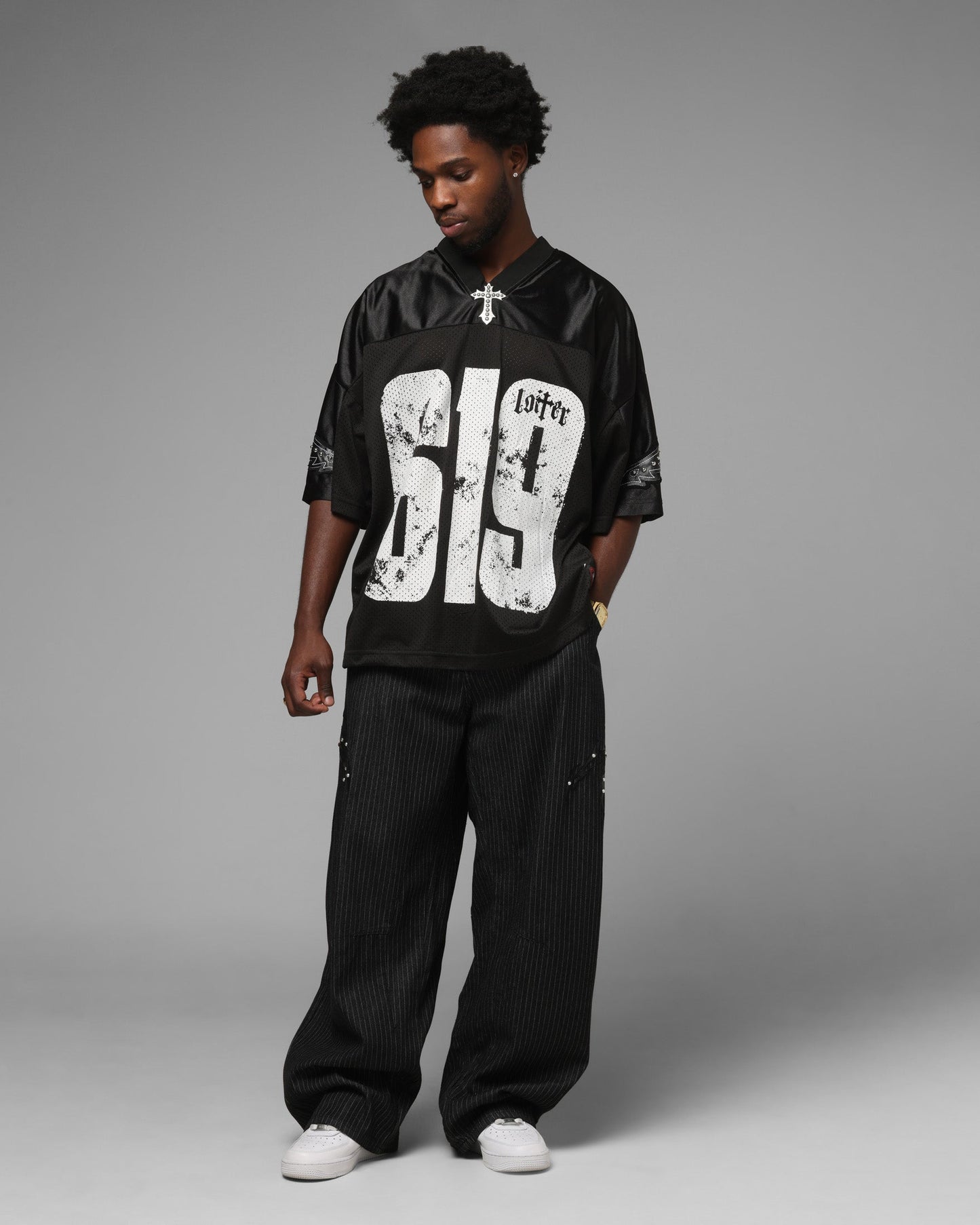 Loiter X WWE Rey Mysterio Jersey Black