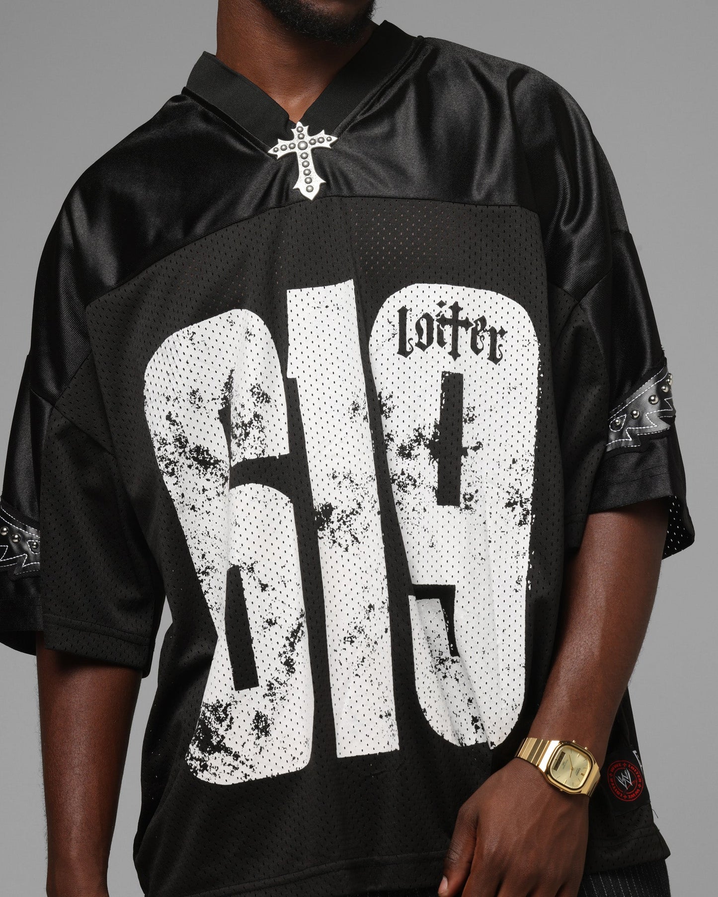 Loiter X WWE Rey Mysterio Jersey Black