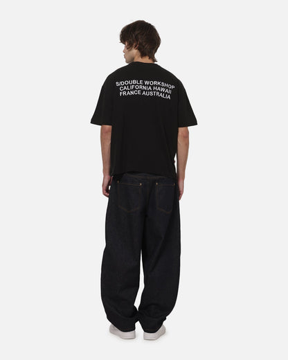 AVILA S Double Country Text Heavy Weight T-Shirt Black