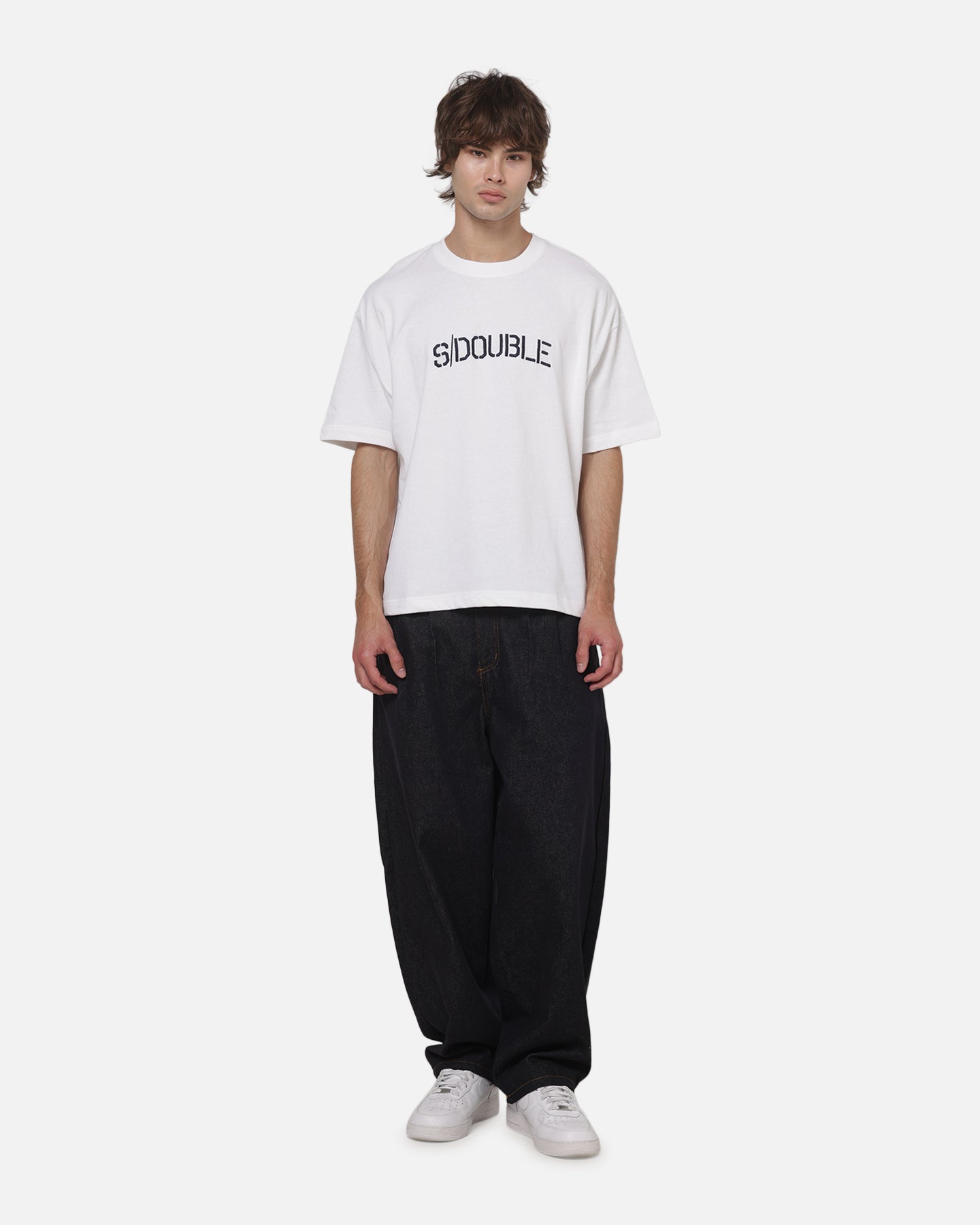 AVILA S Double Stencil Heavy Weight T-Shirt White