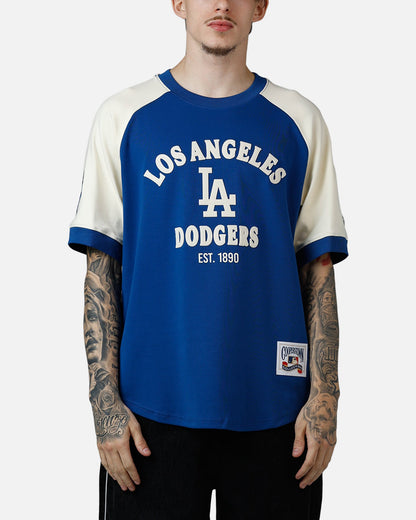 Pro Standard Los Angeles Dodgers Double Knit Raglan T-Shirt Blue