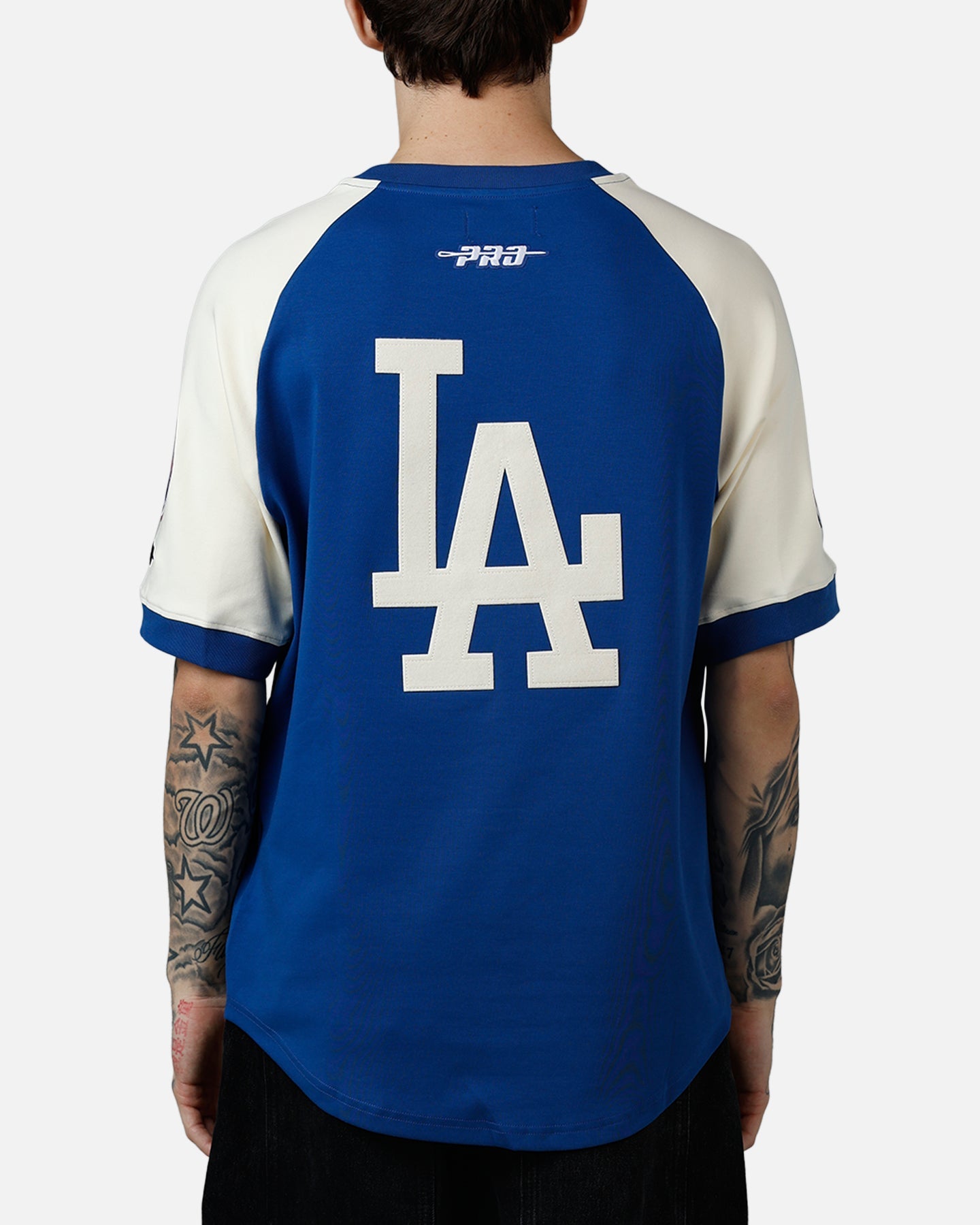 Pro Standard Los Angeles Dodgers Double Knit Raglan T-Shirt Blue