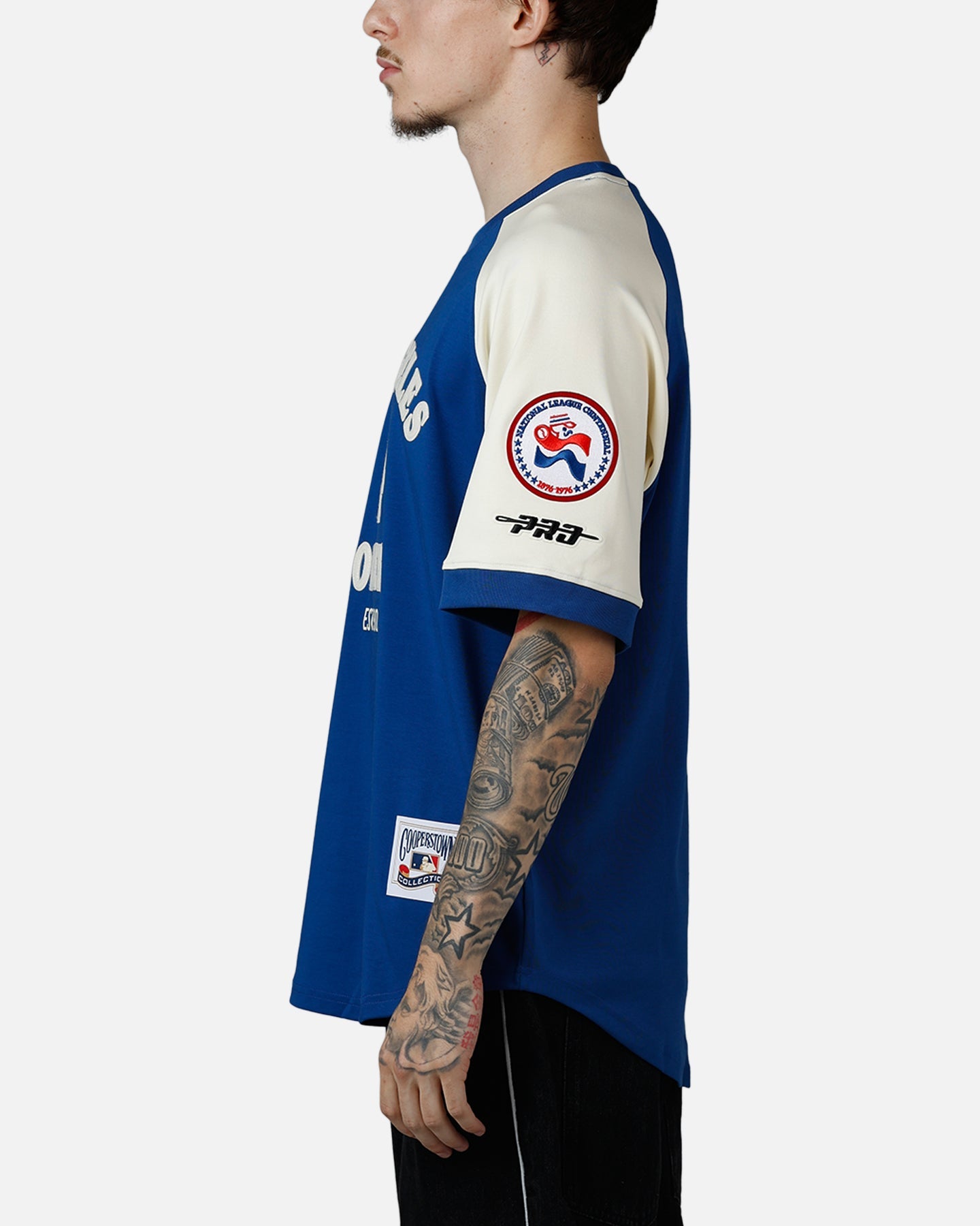 Pro Standard Los Angeles Dodgers Double Knit Raglan T-Shirt Blue