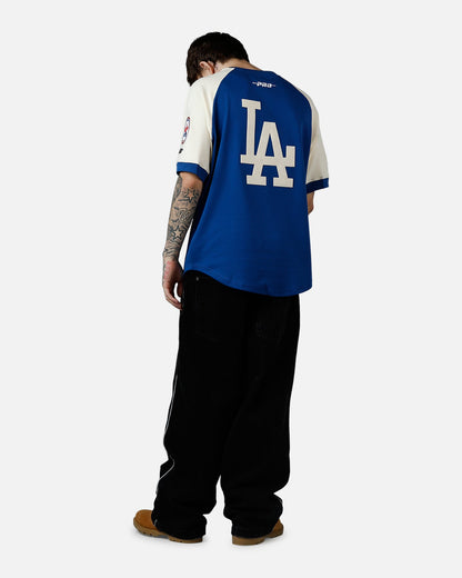 Pro Standard Los Angeles Dodgers Double Knit Raglan T-Shirt Blue
