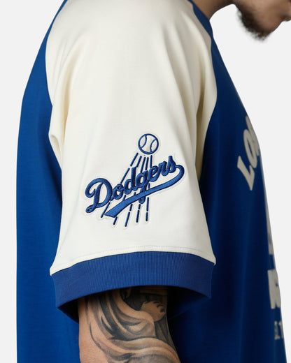 Pro Standard Los Angeles Dodgers Double Knit Raglan T-Shirt Blue