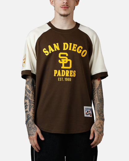 Pro Standard San Diego Padres Double Knit Raglan T-Shirt Brown