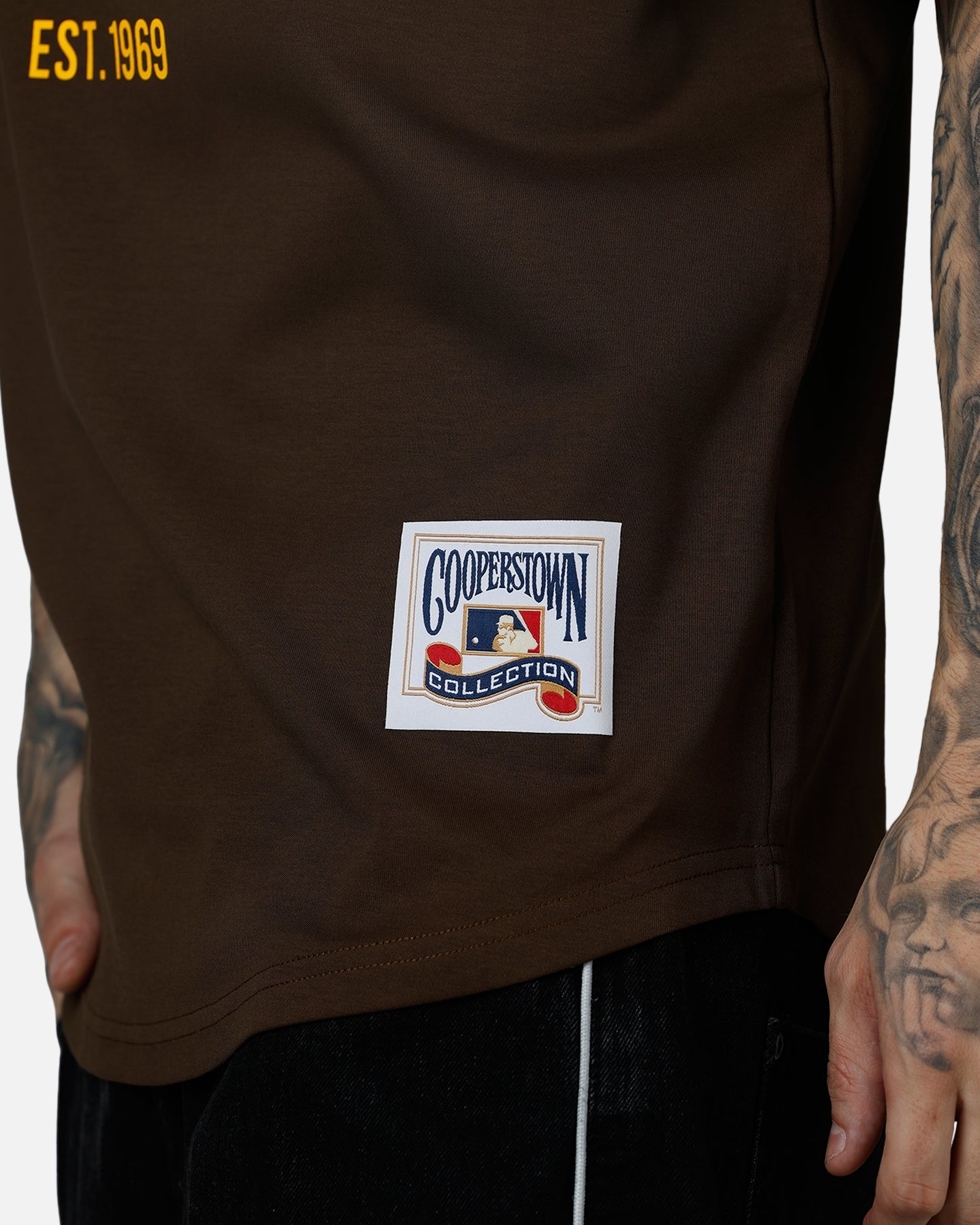 Pro Standard San Diego Padres Double Knit Raglan T-Shirt Brown