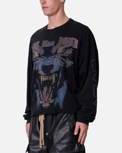 MNML 994 Wolf Long Sleeve T-Shirt Black