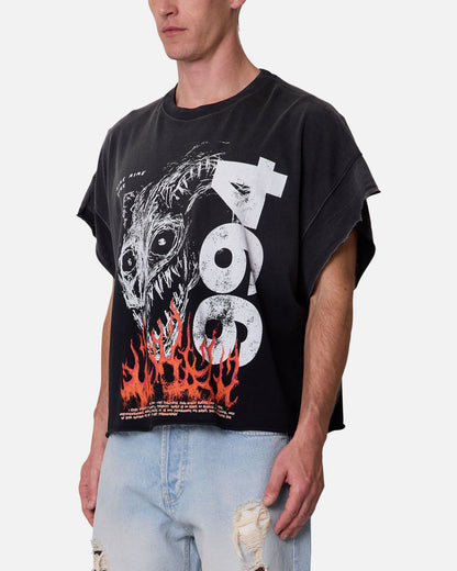 MNML Ritual Cut Off T-Shirt Black