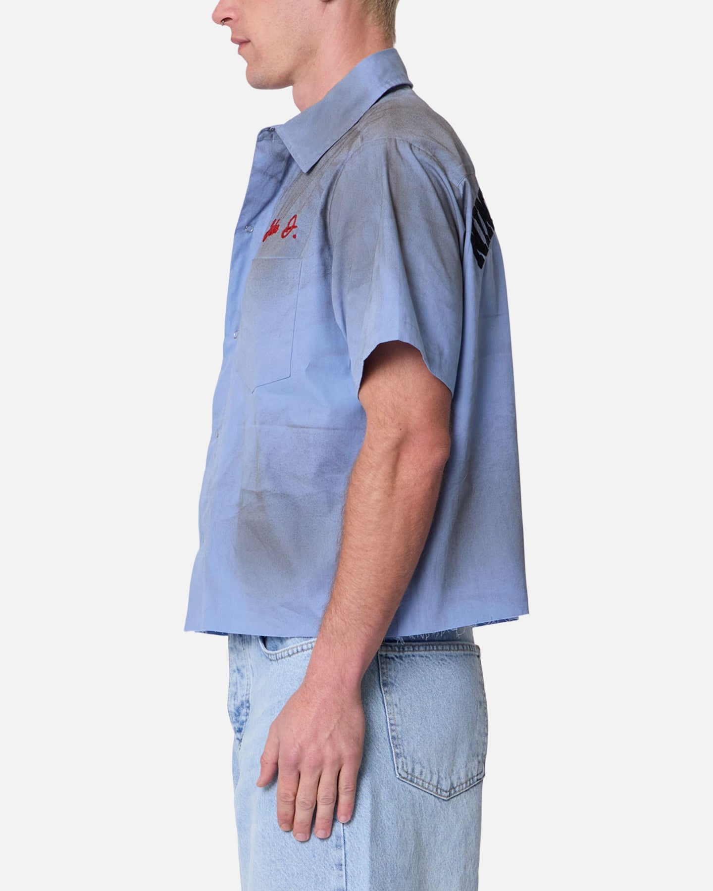 MNML Vintage Work Shirt Light Blue