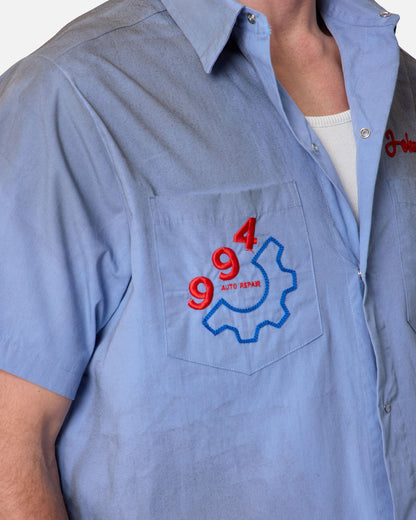MNML Vintage Work Shirt Light Blue