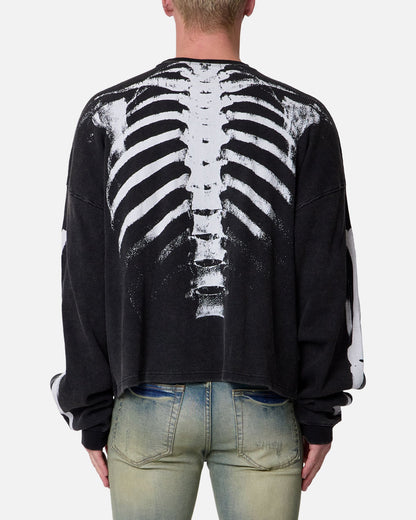 MNML X-Ray Thermal Long Sleeve T-Shirt Black