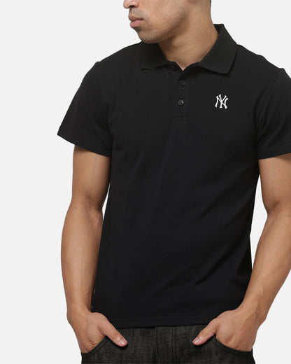 Majestic Athletic New York Yankees Baby Fit Polo T-Shirt Black