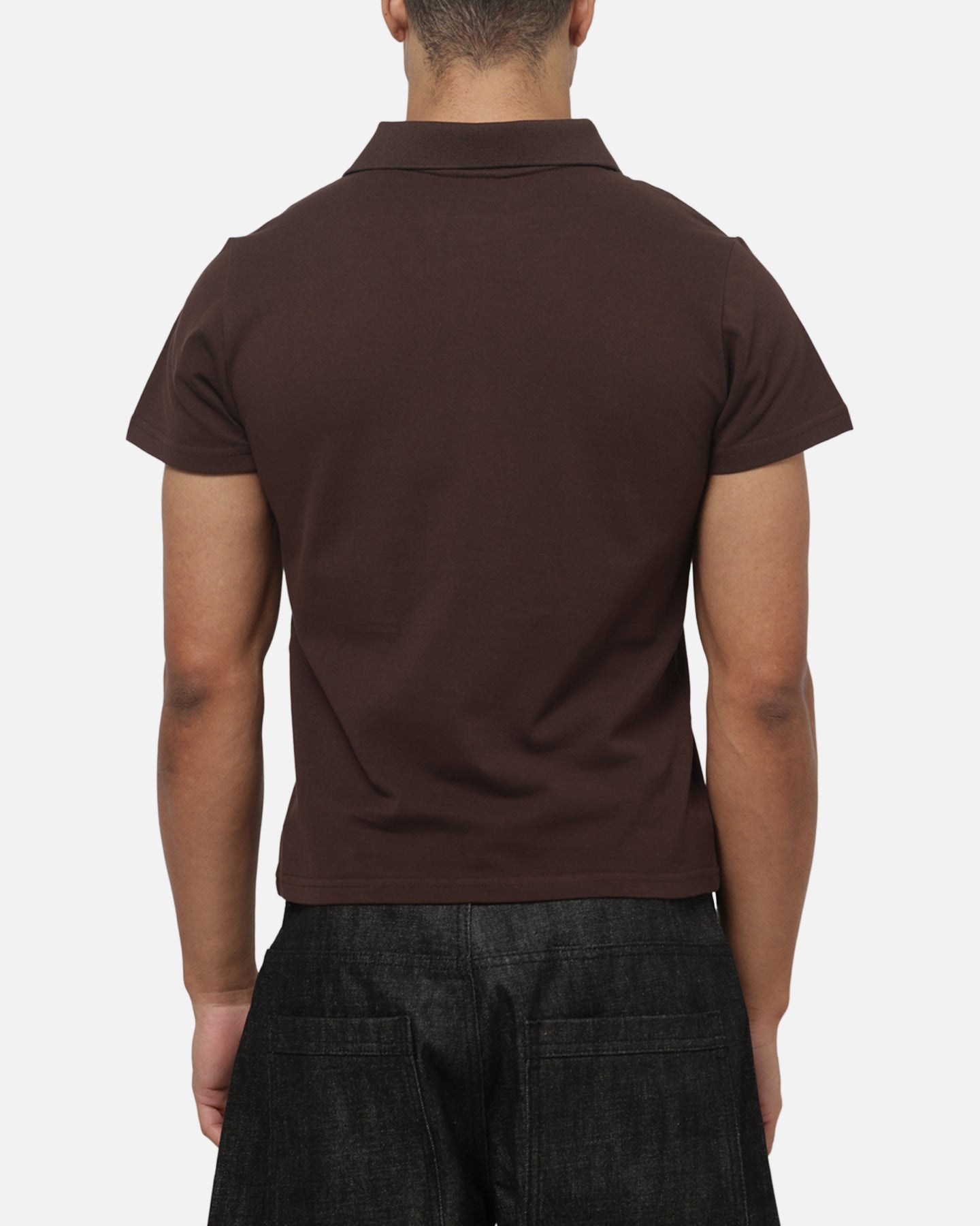 Majestic Athletic New York Yankees Baby Fit Polo T-Shirt Seal Brown