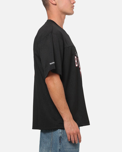 Mitchell & Ness Chicago Bulls Basketball Mesh T-Shirt Black