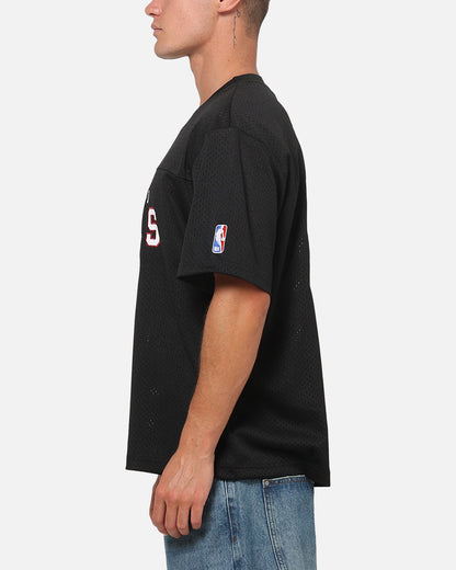 Mitchell & Ness Chicago Bulls Basketball Mesh T-Shirt Black