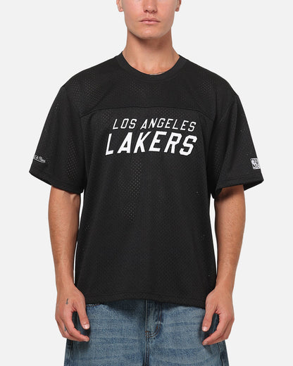 Mitchell & Ness Los Angeles Lakers Basketball Mesh T-Shirt Black