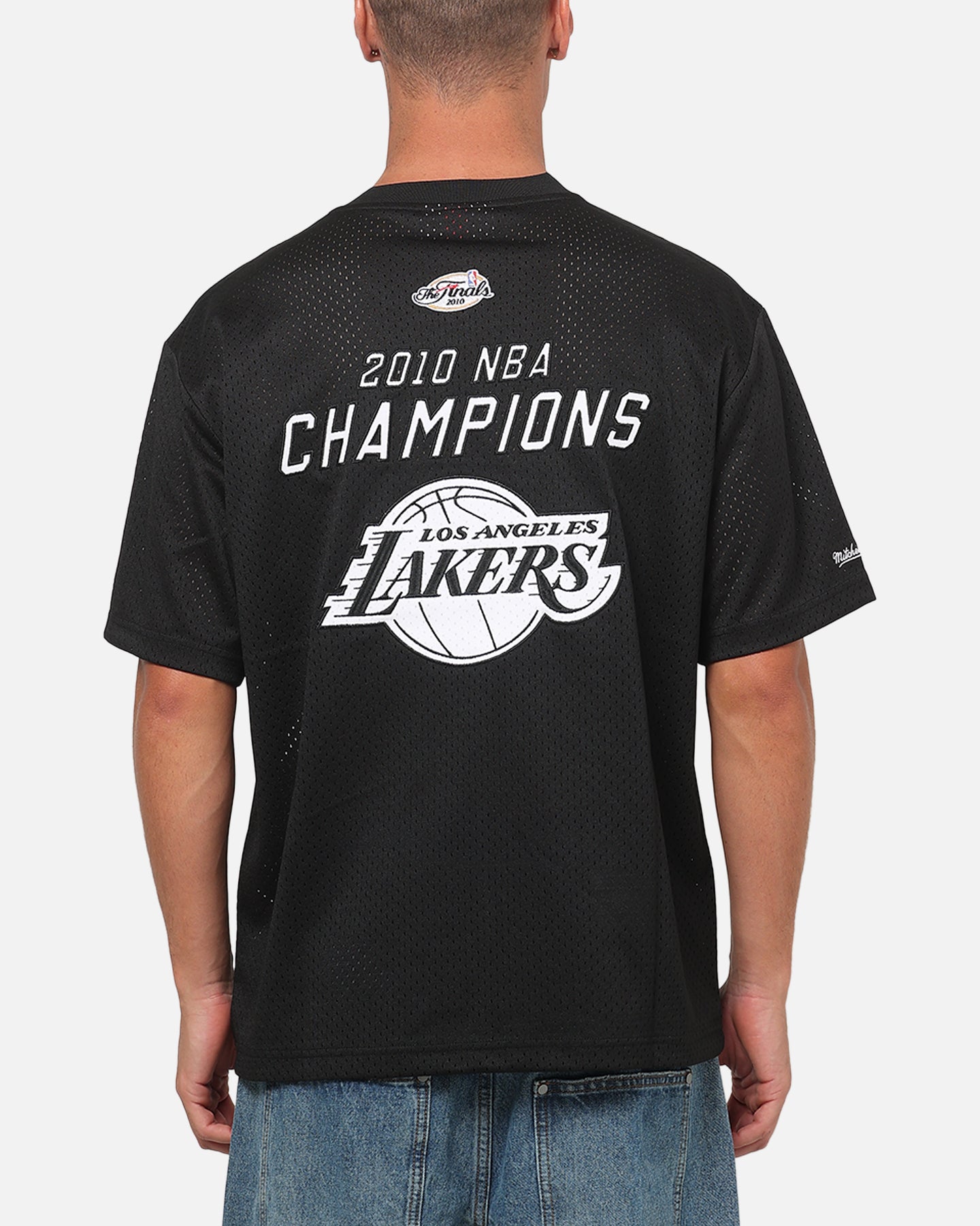 Mitchell & Ness Los Angeles Lakers Basketball Mesh T-Shirt Black
