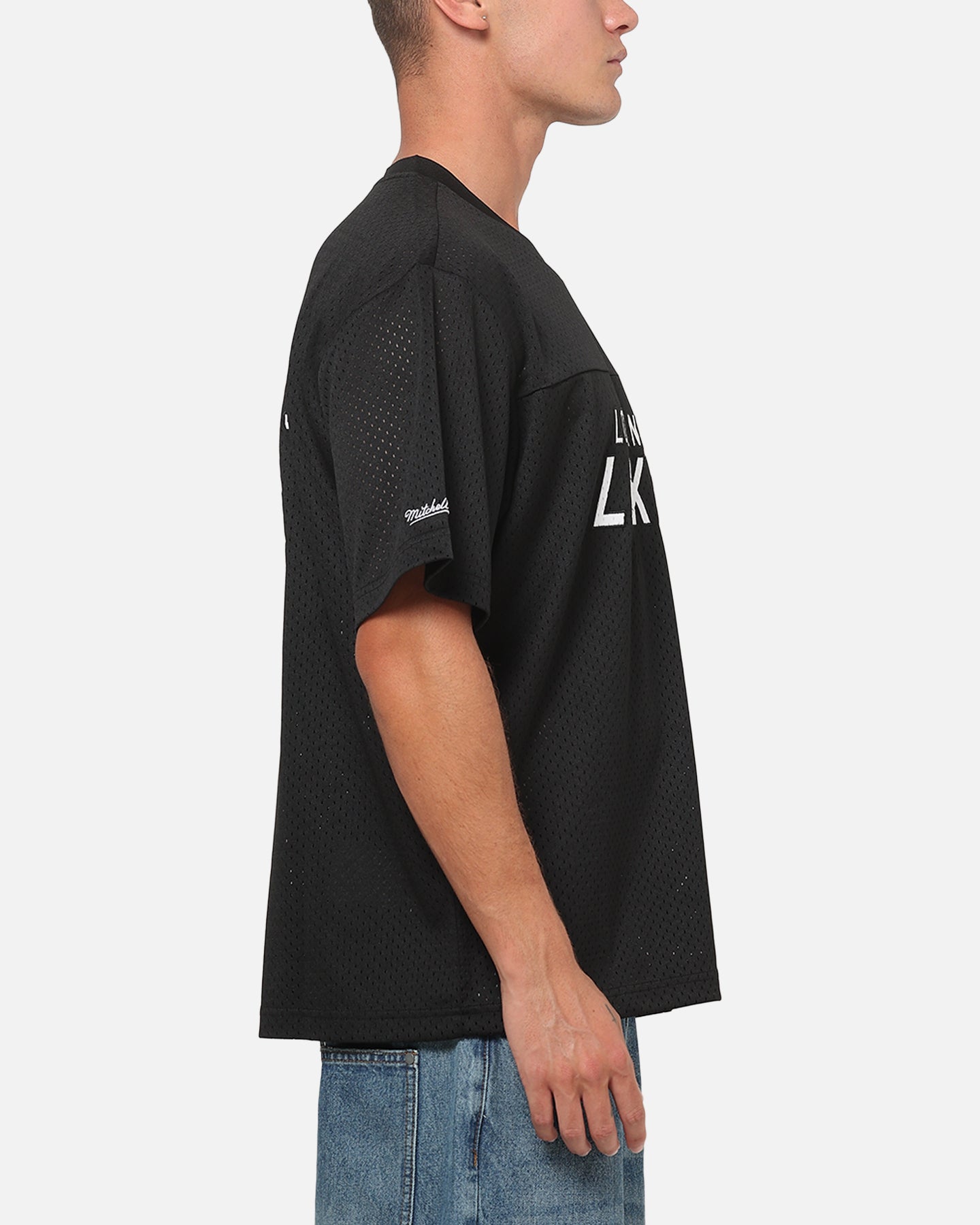 Mitchell & Ness Los Angeles Lakers Basketball Mesh T-Shirt Black